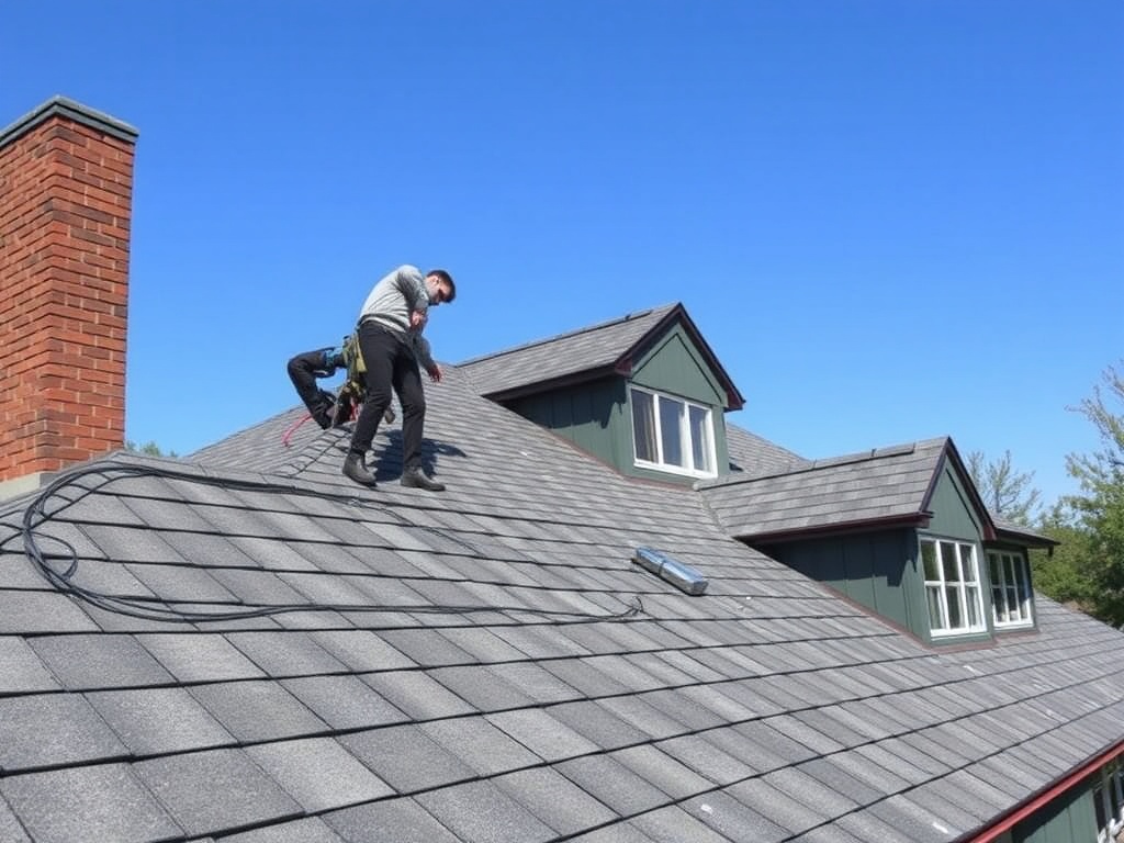 Gutter Installation crew at work in South Brunswick