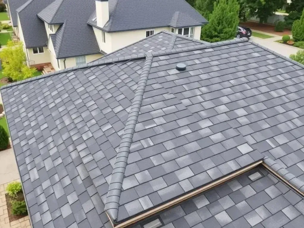 New roof installation