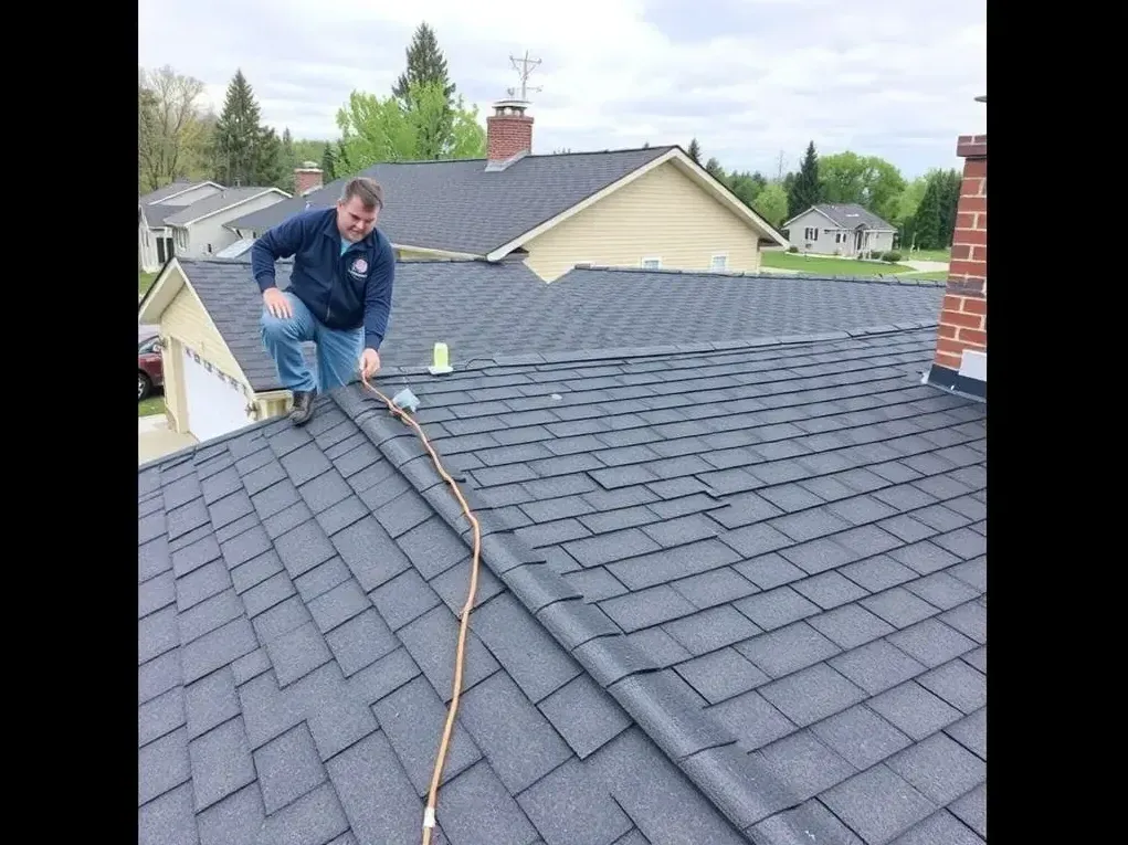 Roof repair completed